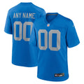 Detroit Lions Nike Blue Alternate Custom Game Jersey