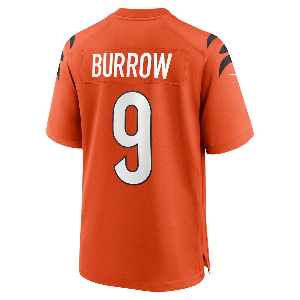 Cincinnati Bengals Joe Burrow Nike Orange Alternate Game Jersey