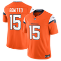 Denver Broncos Nik Bonitto Nike Orange Team Vapor F.U.S.E. Stitched Limited Jersey