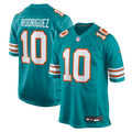 Miami Dolphins Jacob Rodriguez Nike Aqua Alternate Game Jersey