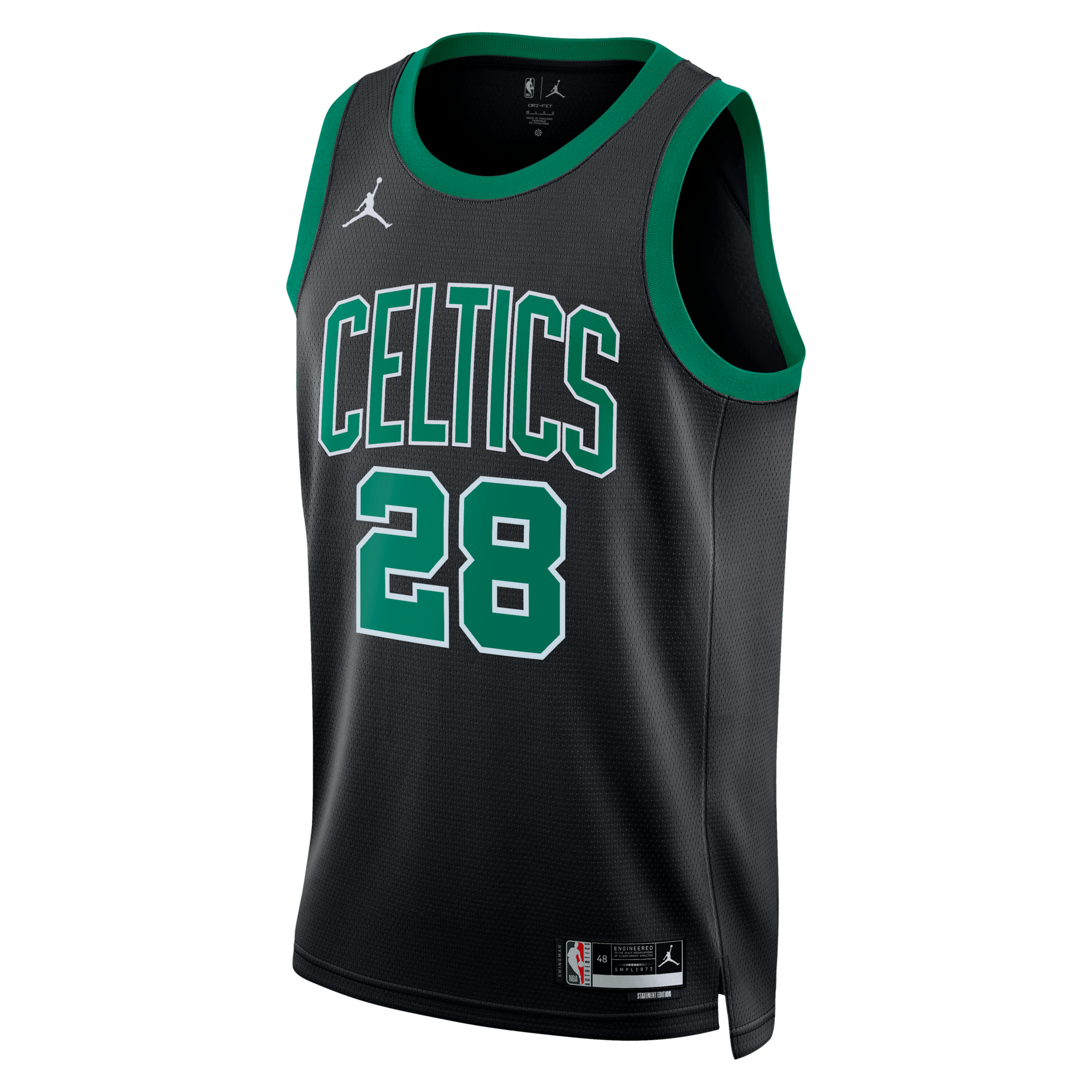 Boston Celtics Jordan Brand Statement Edition Swingman Jersey - Black - Hugo González