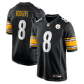Pittsburgh Steelers Aaron Rodgers Nike Black Game Jersey