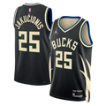 Milwaukee Bucks Jordan Brand Statement Edition Swingman Jersey - Hunter Green - Kasparas Jaku?ionis