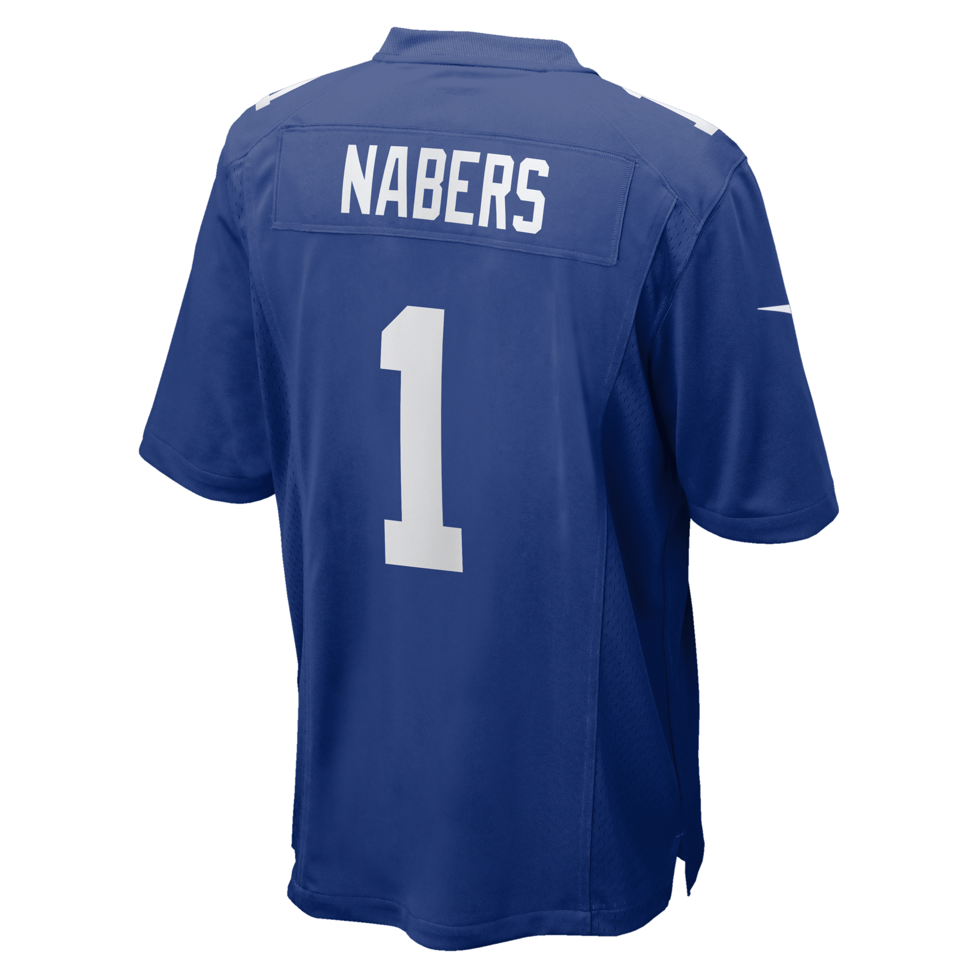 New York Giants Malik Nabers Nike Royal Player Game Jersey
