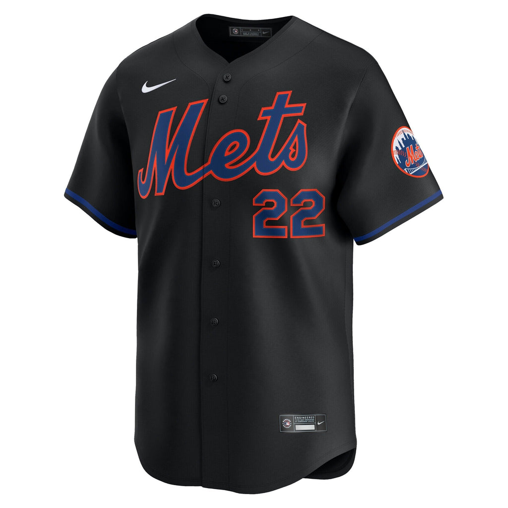 New York Mets Juan Soto Nike Black Alternate Limited Player Jersey