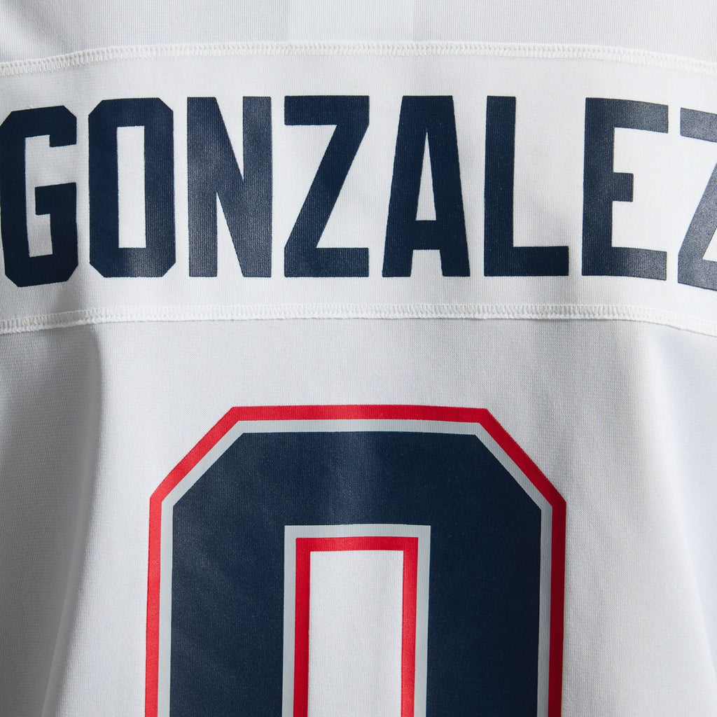New England Patriots Christian Gonzalez Nike White Game Jersey
