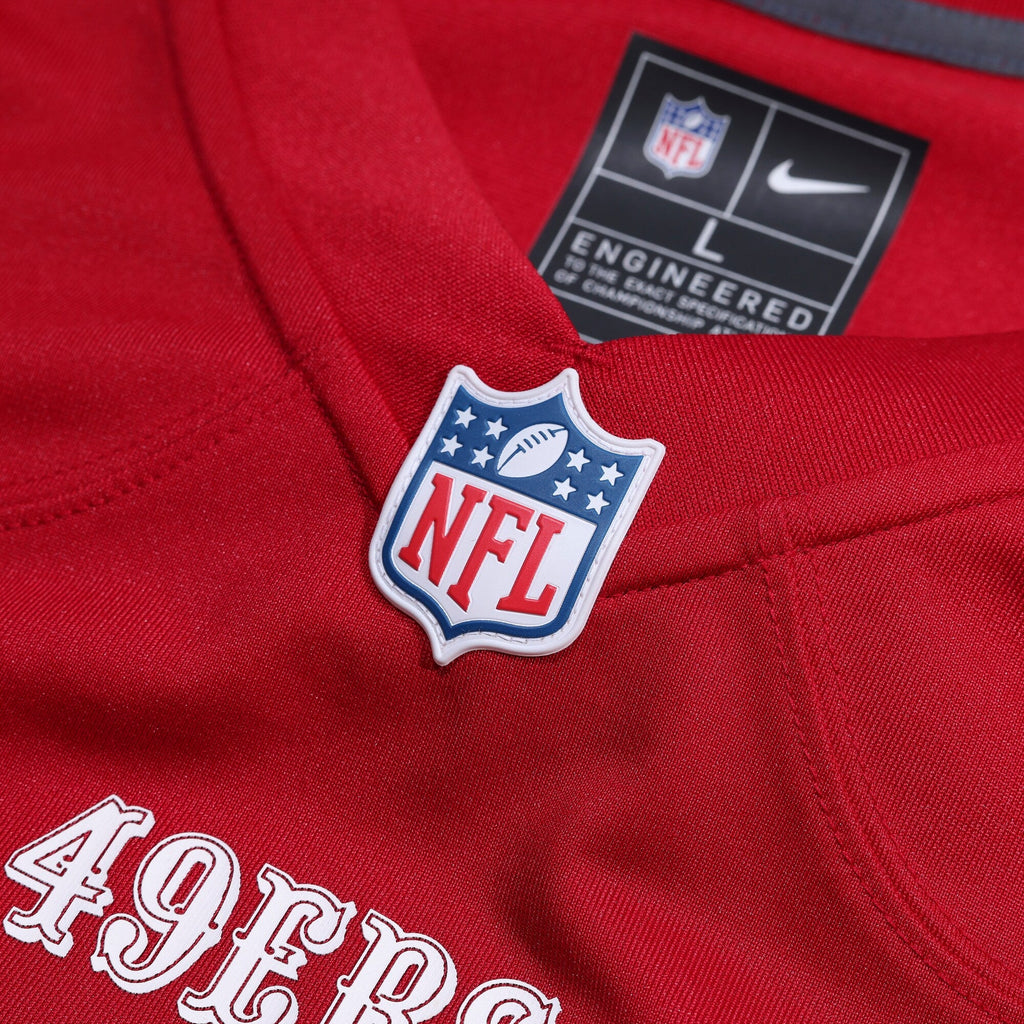 San Francisco 49ers Mike Evans Nike Scarlet Game Jersey