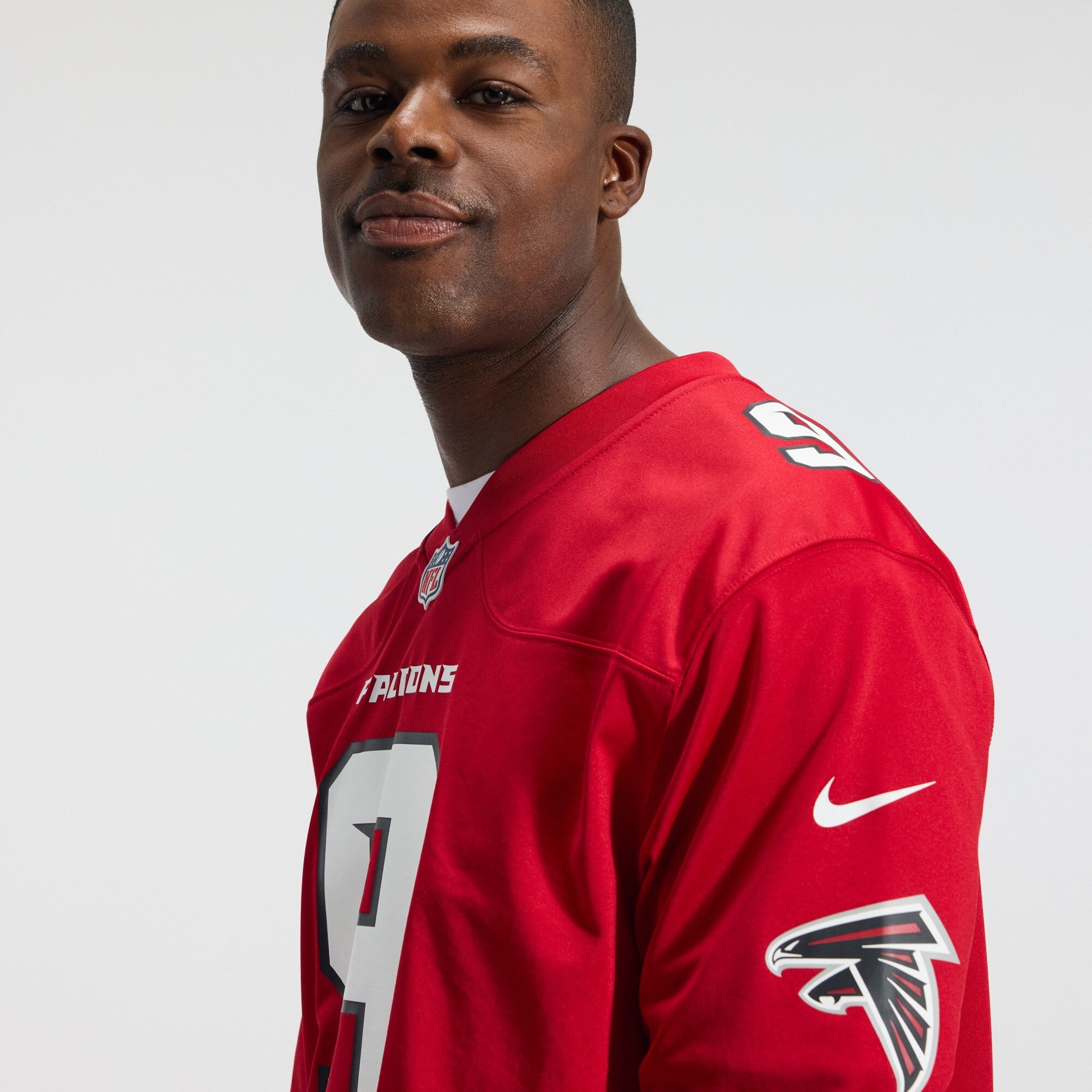 Atlanta Falcons Michael Penix Jr. Nike Red Game Jersey