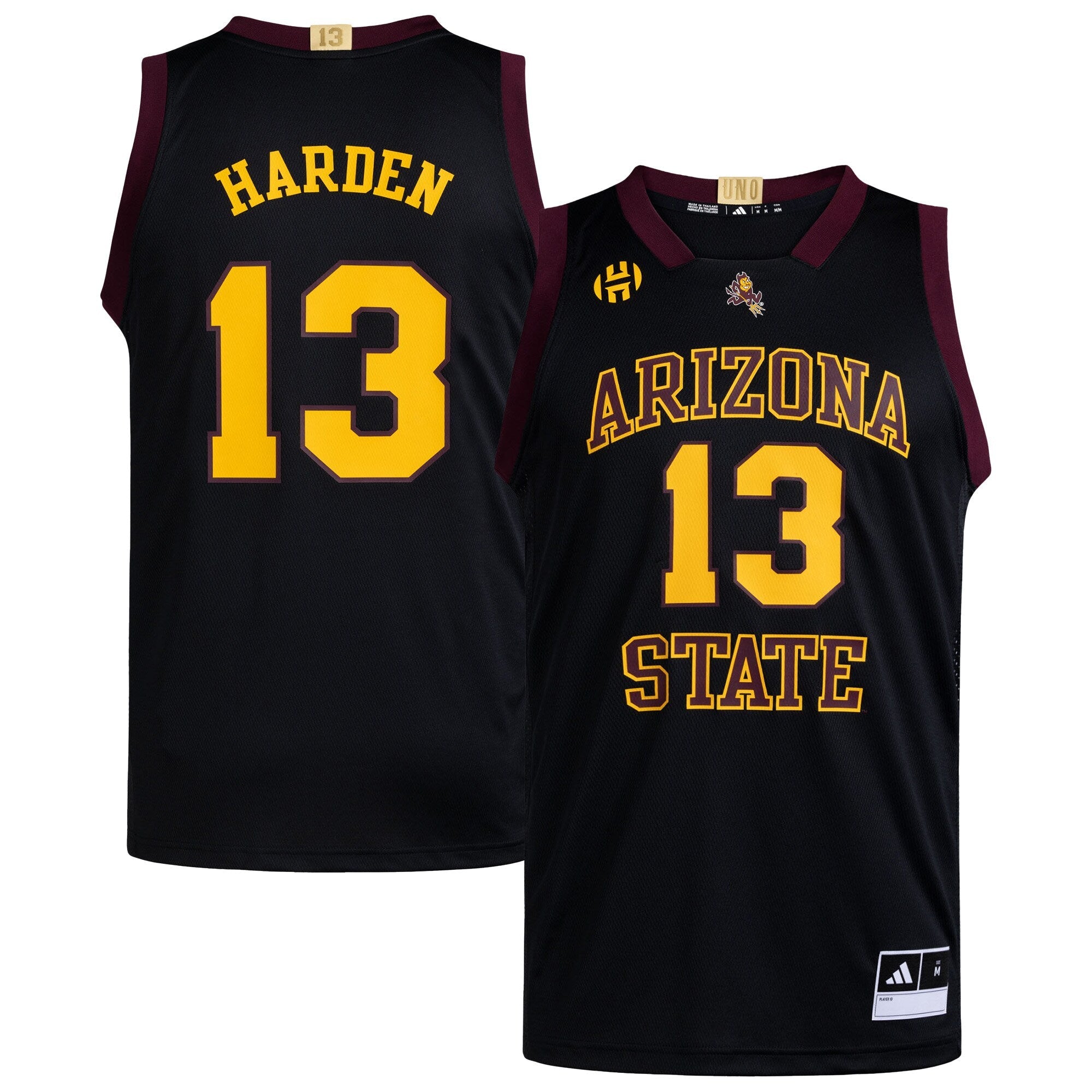 adidas James Harden Black Arizona State Sun Devils Replica Swingman Jersey