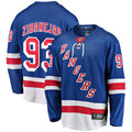 New York Rangers Mika Zibanejad Fanatics Blue Home Breakaway Player Jersey