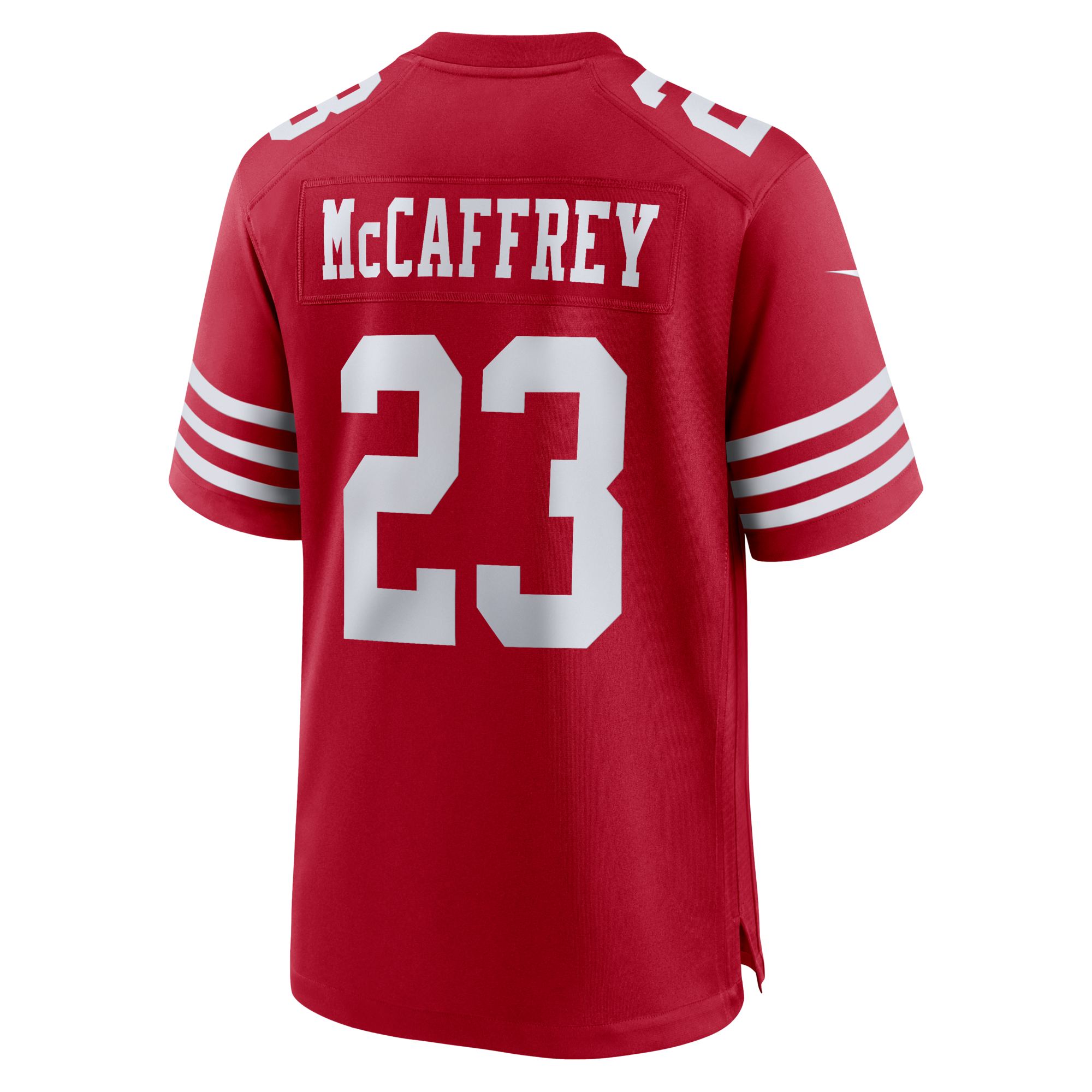 San Francisco 49ers Christian McCaffrey Nike Scarlet Game Player Jersey
