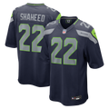 Seattle Seahawks Rashid Shaheed Nike College Navy Team Game Jersey