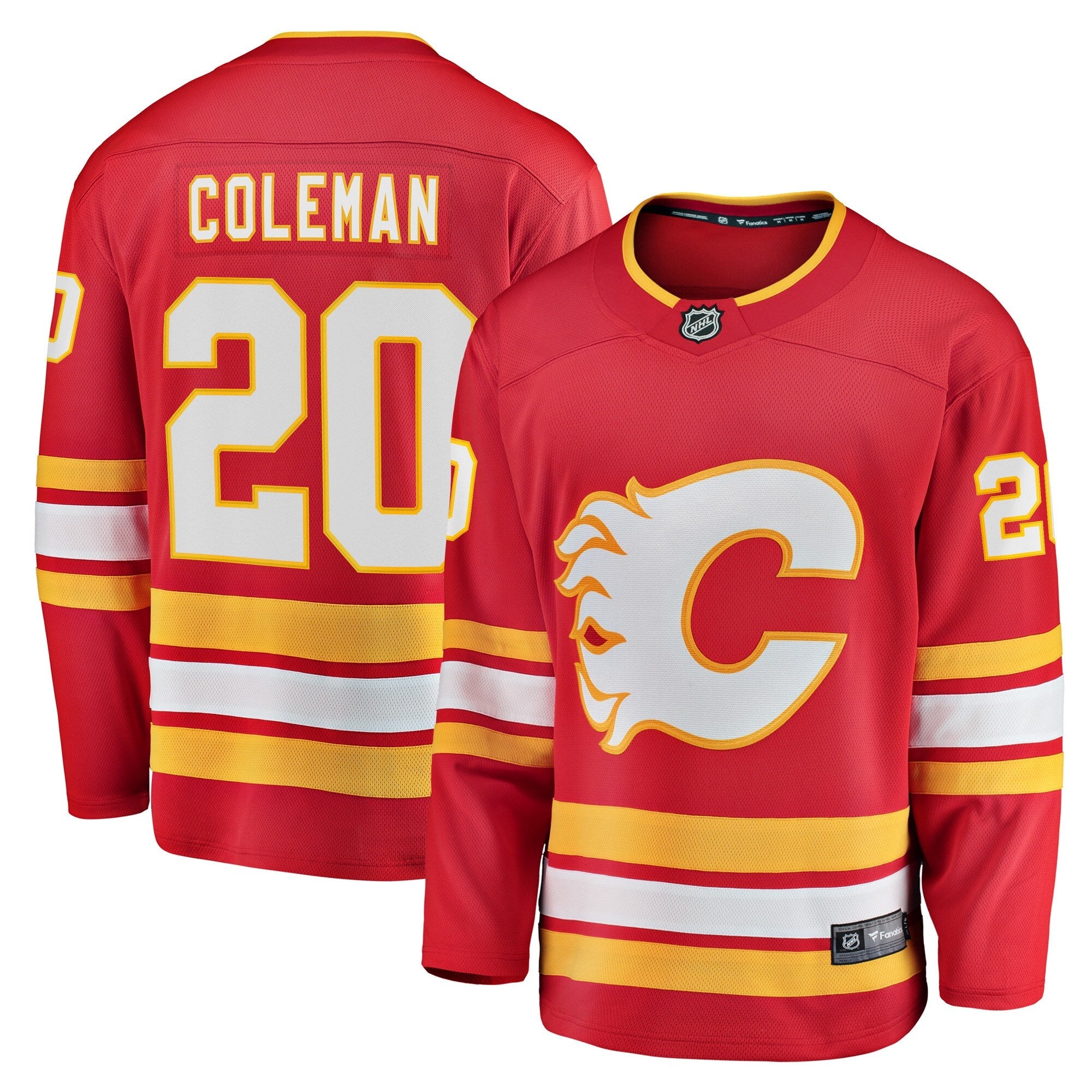 Calgary Flames Blake Coleman Fanatics Red Home Breakaway Player Jersey