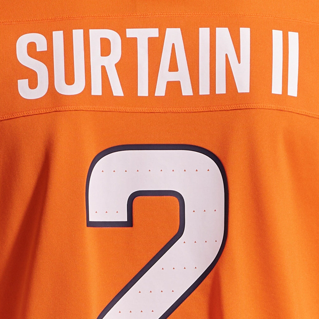 Denver Broncos Patrick Surtain II Nike Orange Team Game Jersey