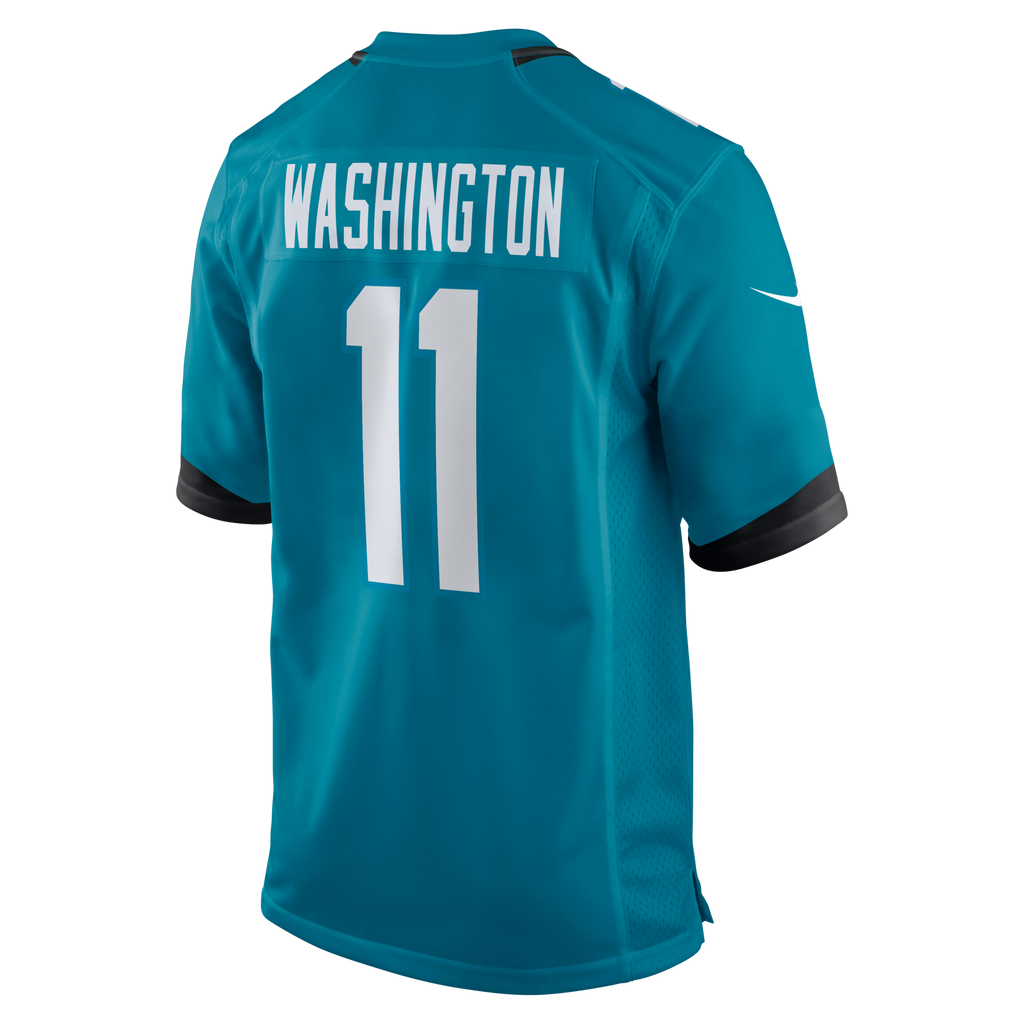Jacksonville Jaguars Parker Washington Nike Teal Team Game Jersey