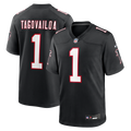 Atlanta Falcons Tua Tagovailoa Nike Black Alternate Game Jersey