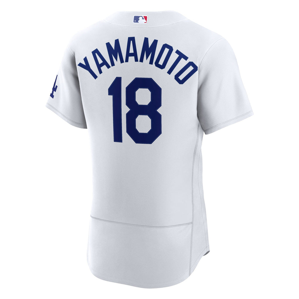 Los Angeles Dodgers Yoshinobu Yamamoto Nike White Home Authentic Jersey