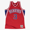 Philadelphia 76ers Mitchell & Ness Swingman Jersey Road Allen Iverson 1996-97