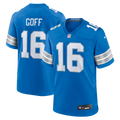 Detroit Lions Jared Goff Nike Blue Game Jersey
