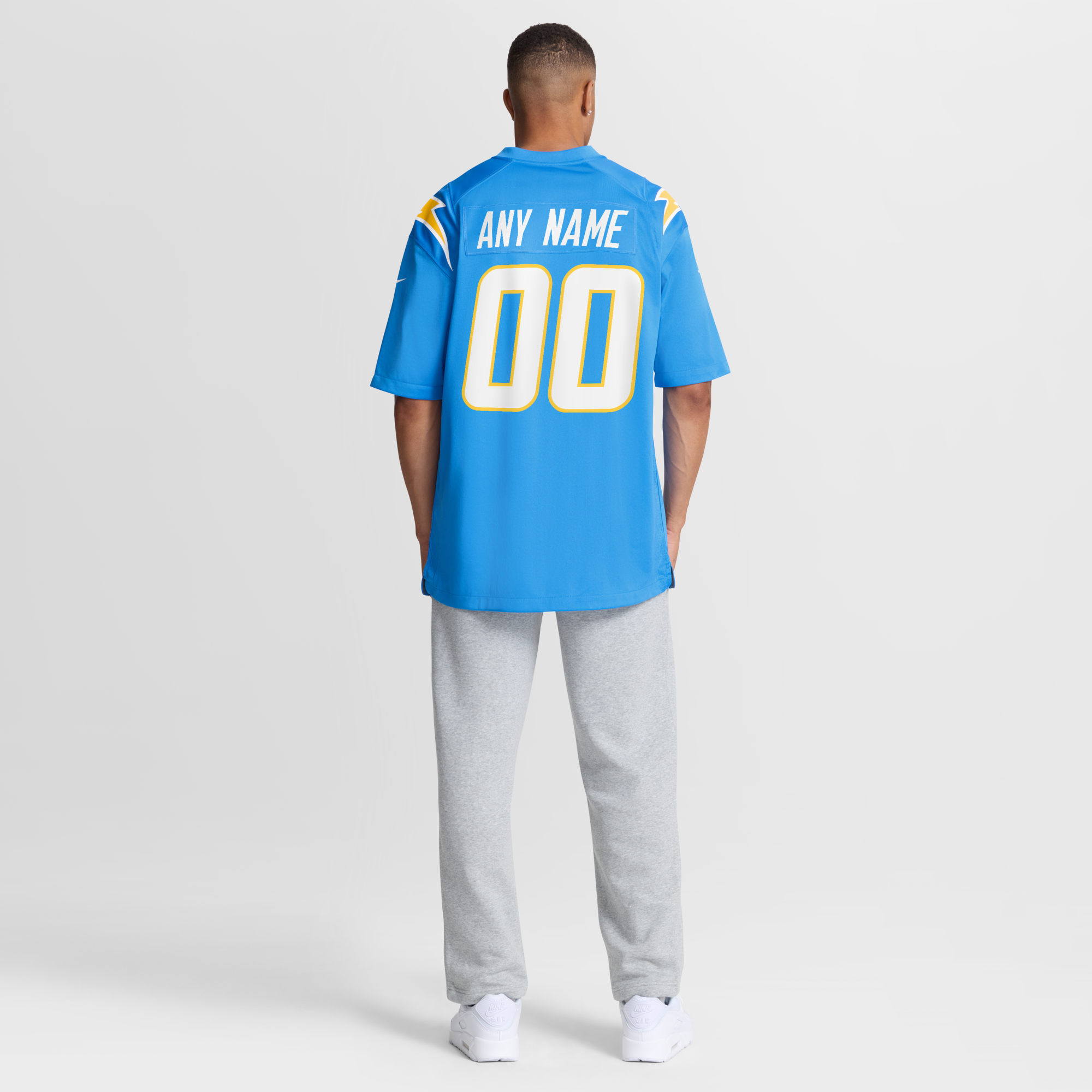Los Angeles Chargers Nike Powder Blue Custom Game Jersey