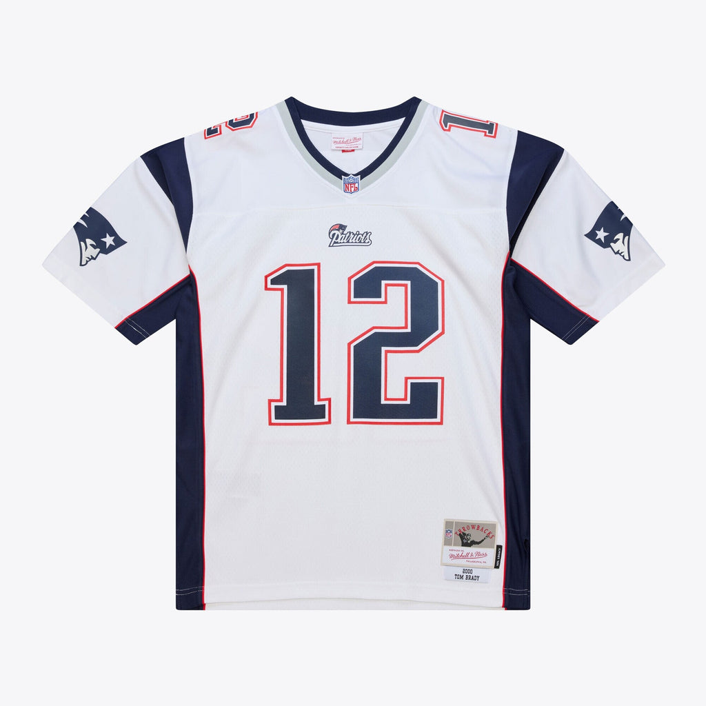 New England Patriots Tom Brady Mitchell & Ness White 2000 Legacy Replica Jersey