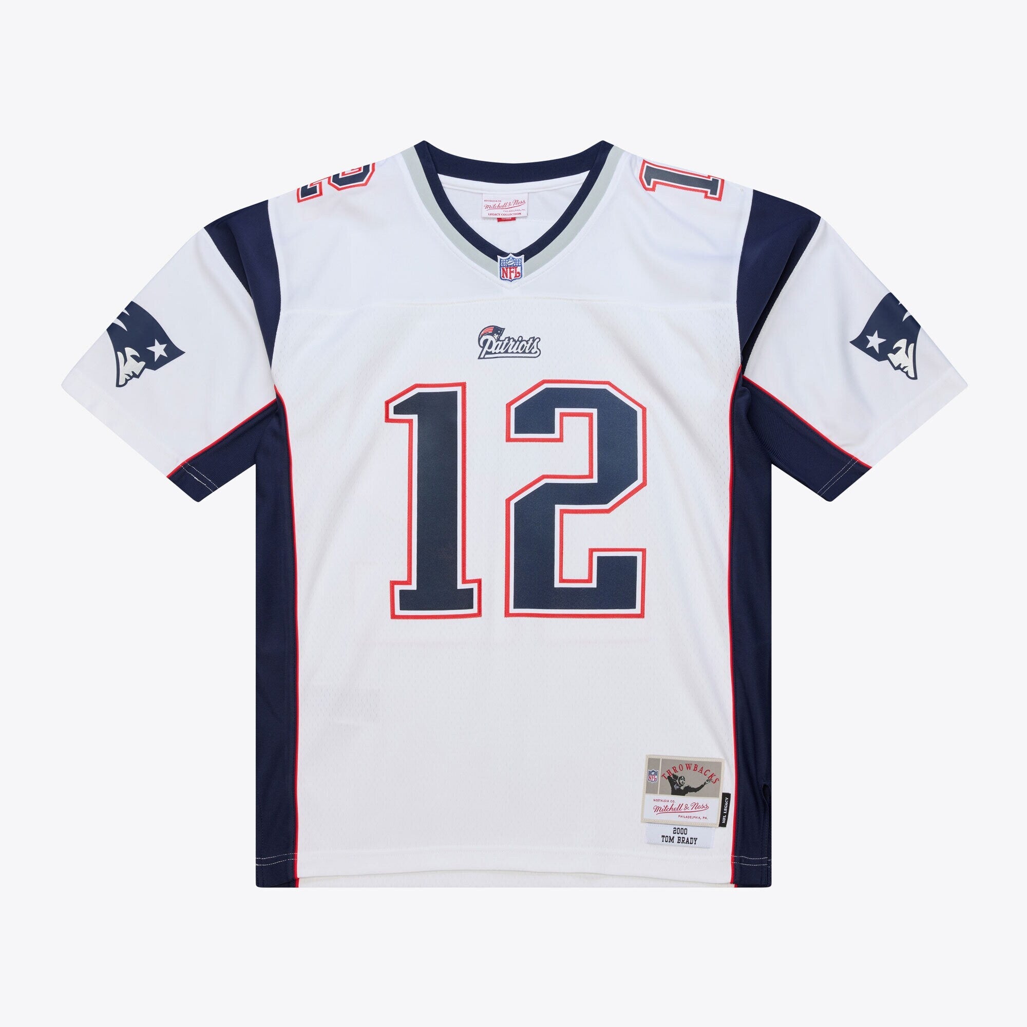 New England Patriots Tom Brady Mitchell & Ness White 2000 Legacy Replica Jersey