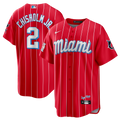 Miami Marlins Jazz Chisholm Jr. Nike Red City Connect Replica Jersey