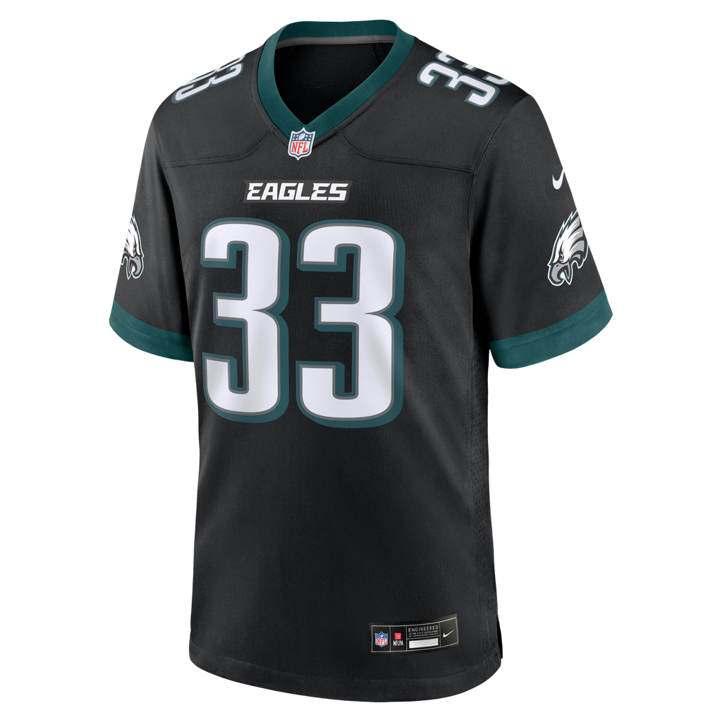 Philadelphia Eagles Cooper DeJean Nike Black Alternate Game Jersey