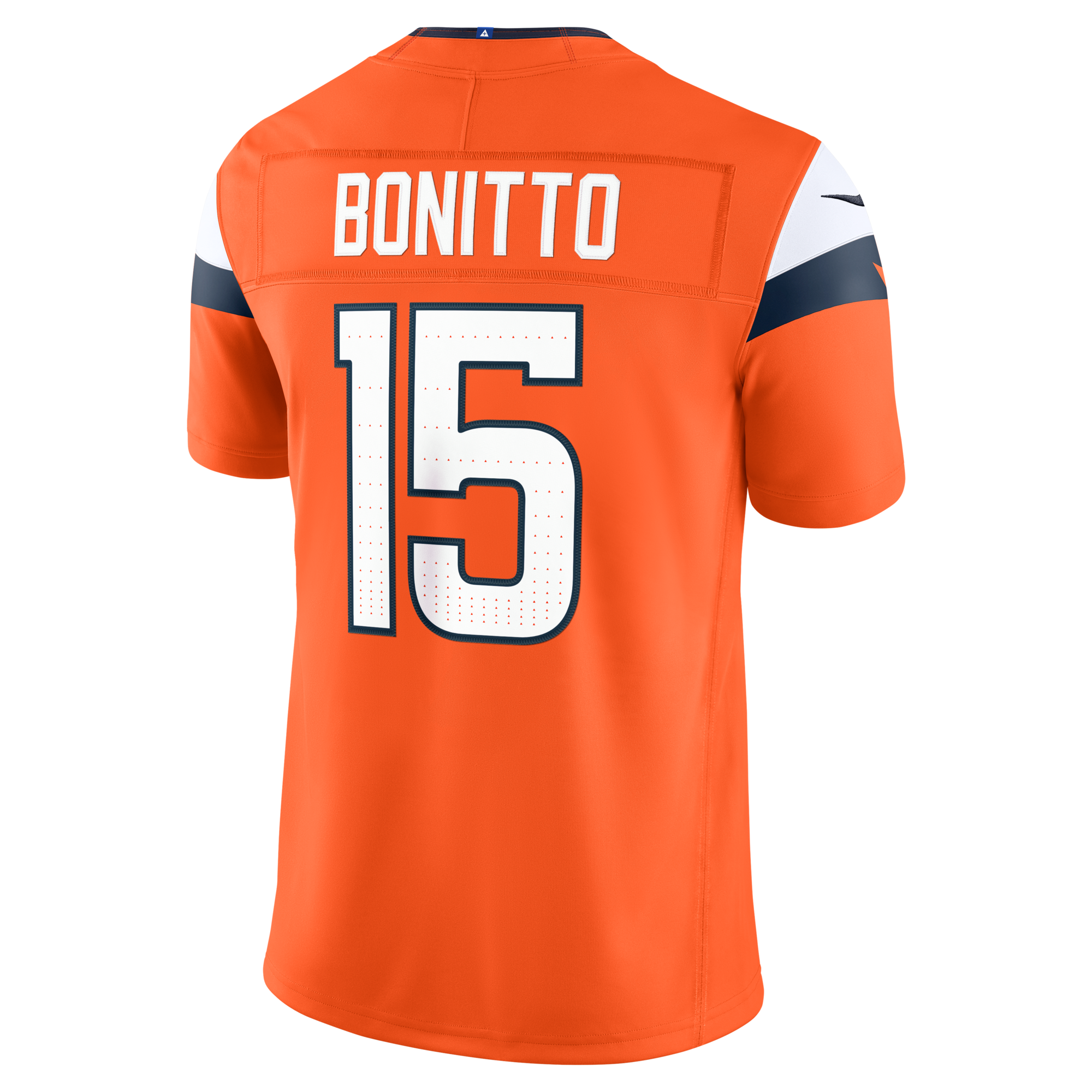 Denver Broncos Nik Bonitto Nike Orange Team Vapor F.U.S.E. Stitched Limited Jersey