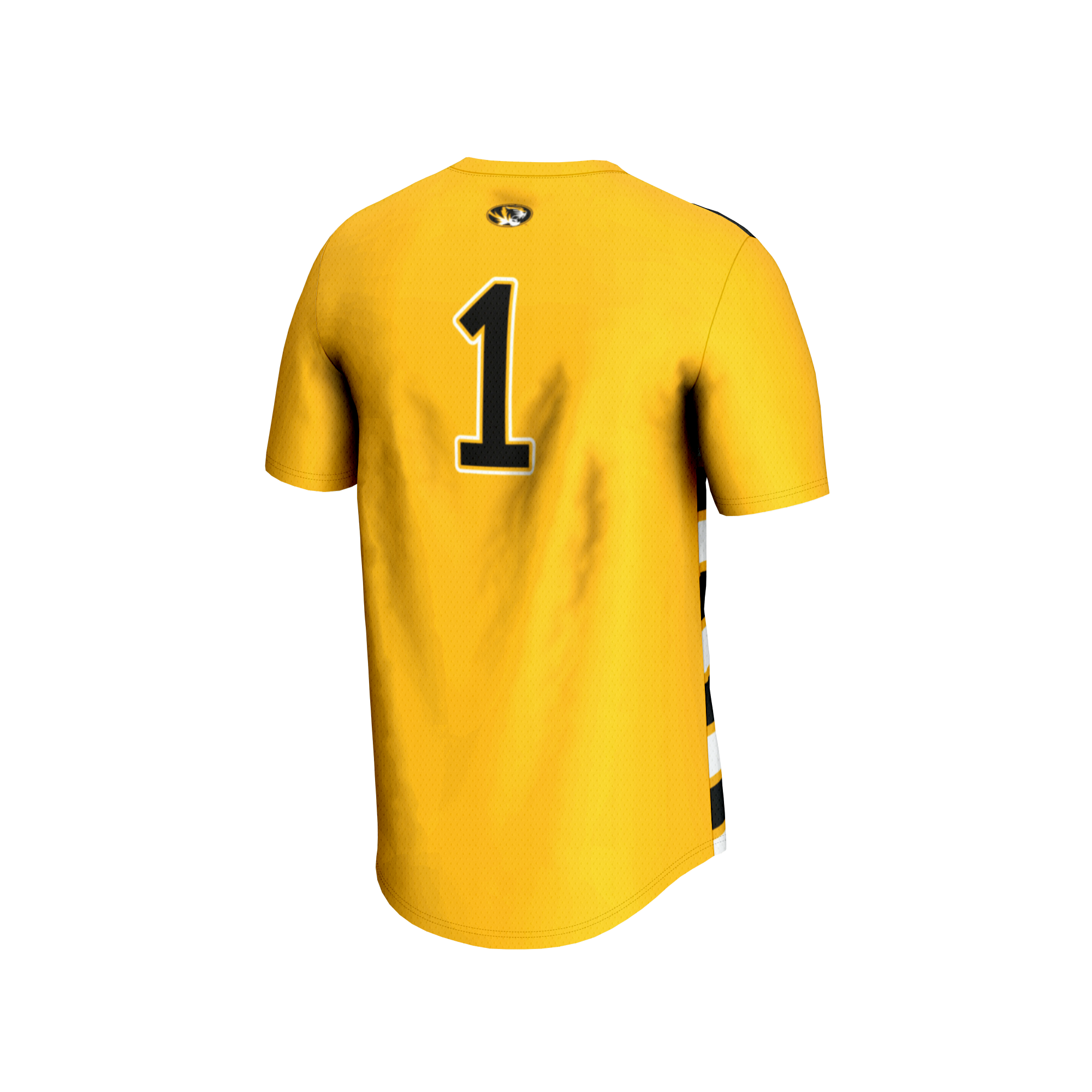 GameDay Greats #1 Gold Missouri Tigers Lightweight Soccer Fashion Jersey