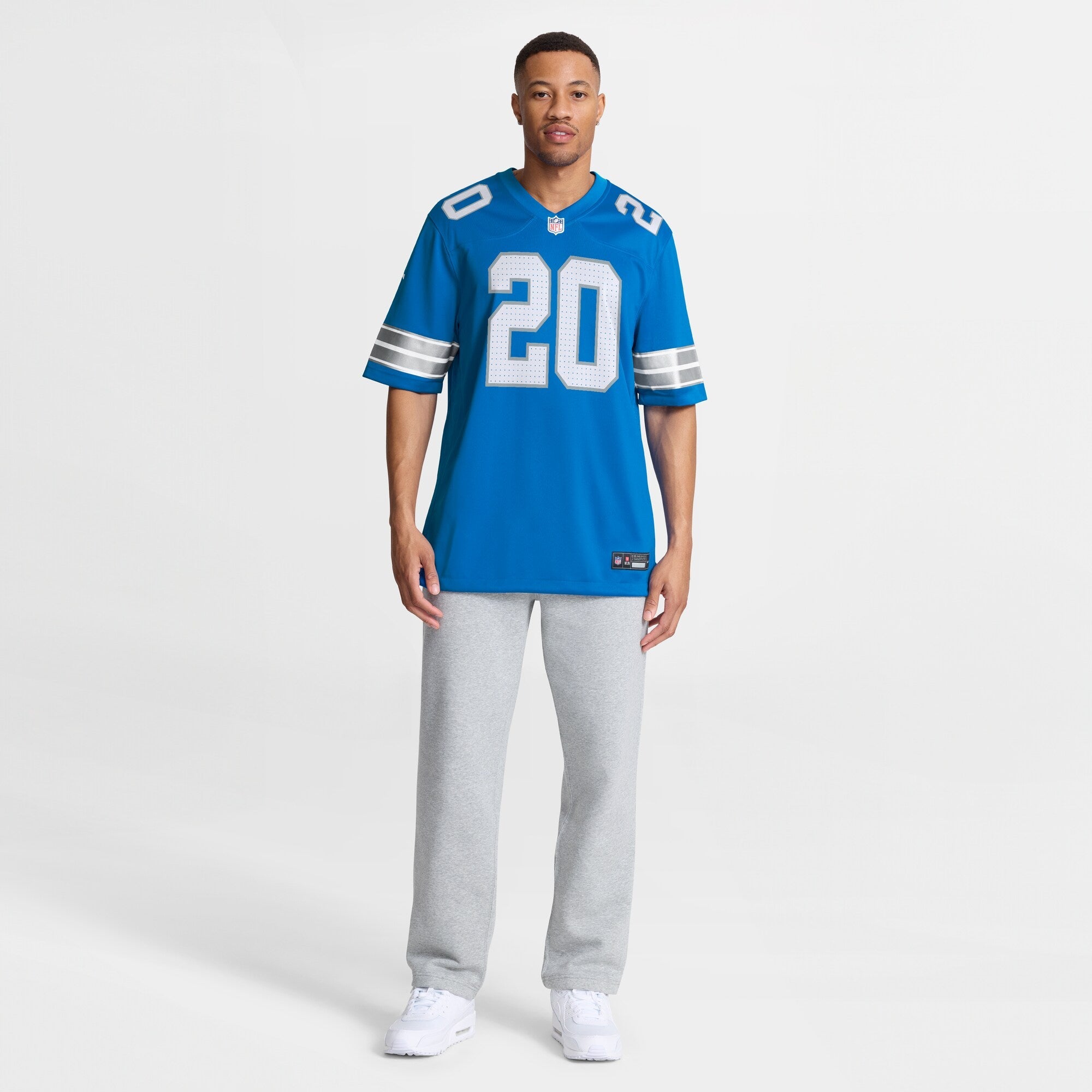Detroit Lions Barry Sanders Nike Blue Retired Player Game Jersey