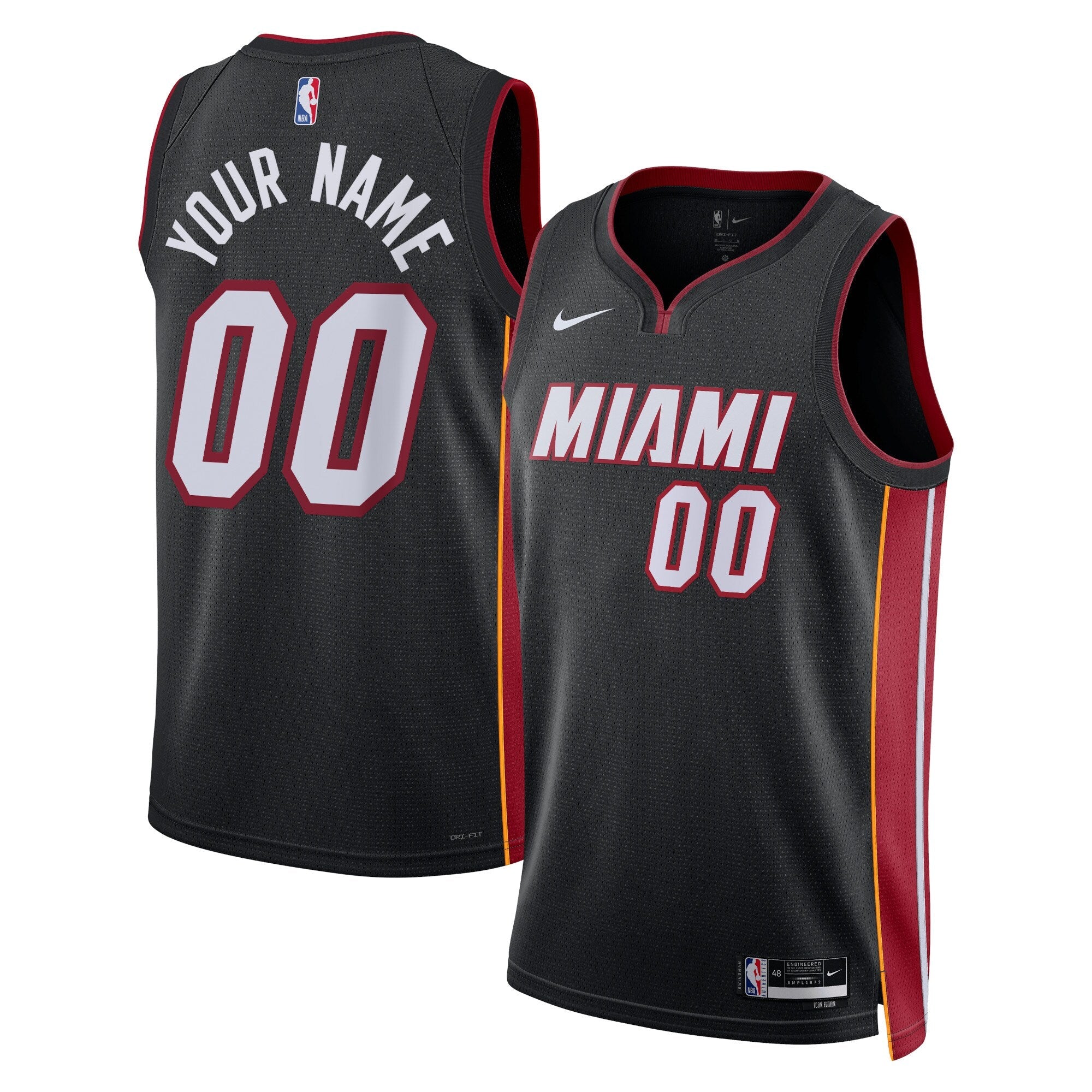 Miami Heat Nike Icon Swingman Jersey - Custom