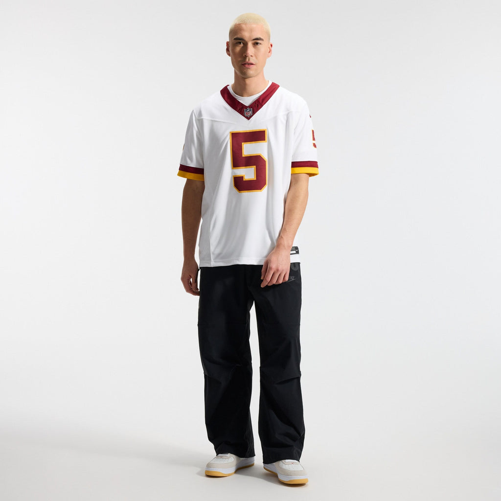 Washington Commanders Jayden Daniels Nike White Vapor F.U.S.E. Stitched Limited Jersey