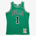 Chicago Bulls Mitchell & Ness St Patrick's Day Swingman Jersey Derrick Rose 2008-09