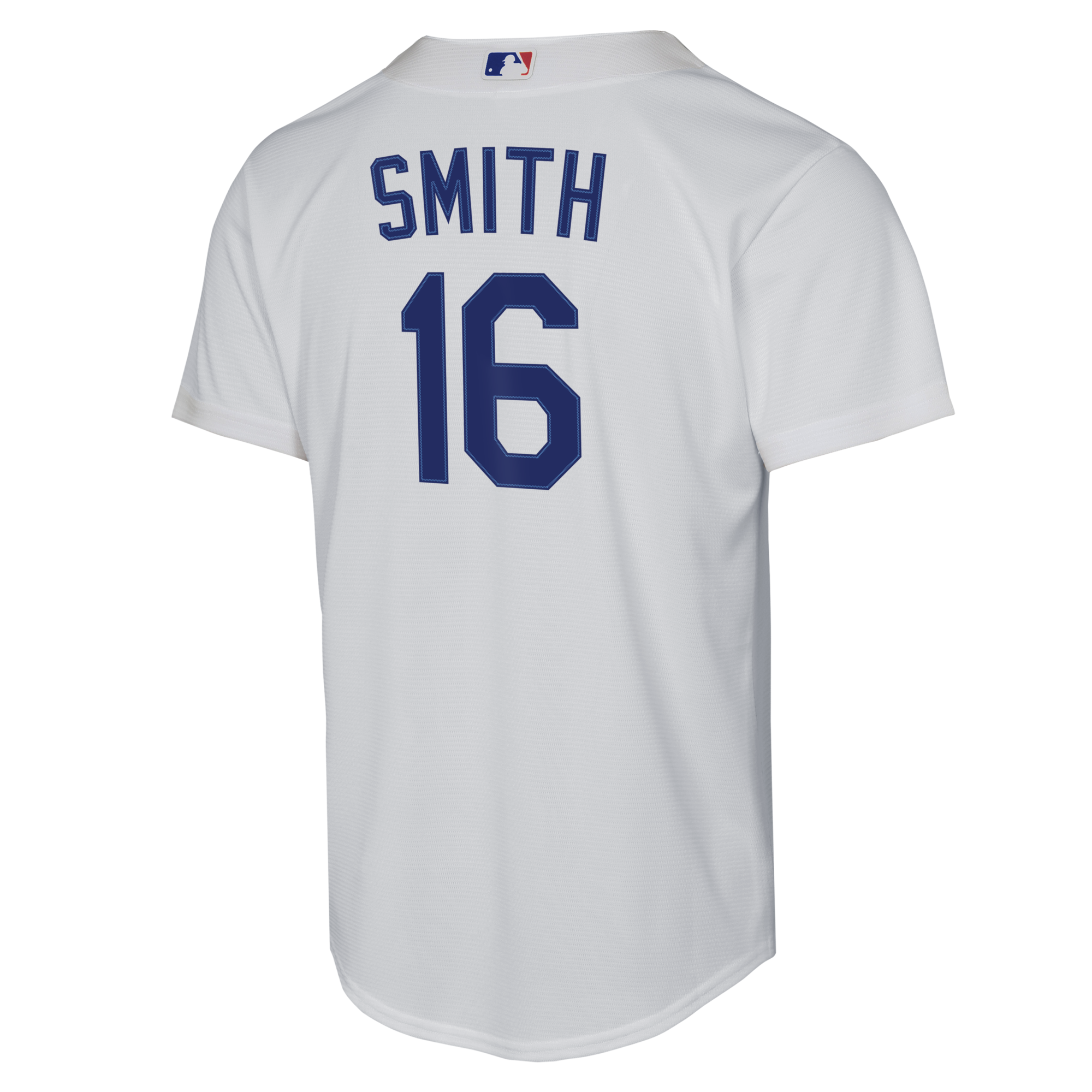 Male Los Angeles Dodgers Will Smith Nike White Home Replica Jersey