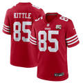 San Francisco 49ers George Kittle Nike Scarlet 80th Anniversary Game Jersey