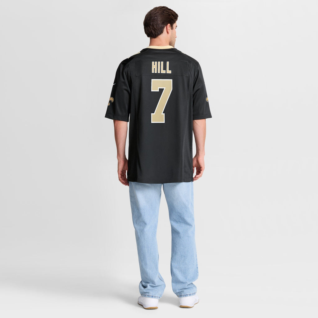 New Orleans Saints Taysom Hill Nike Black Game Jersey