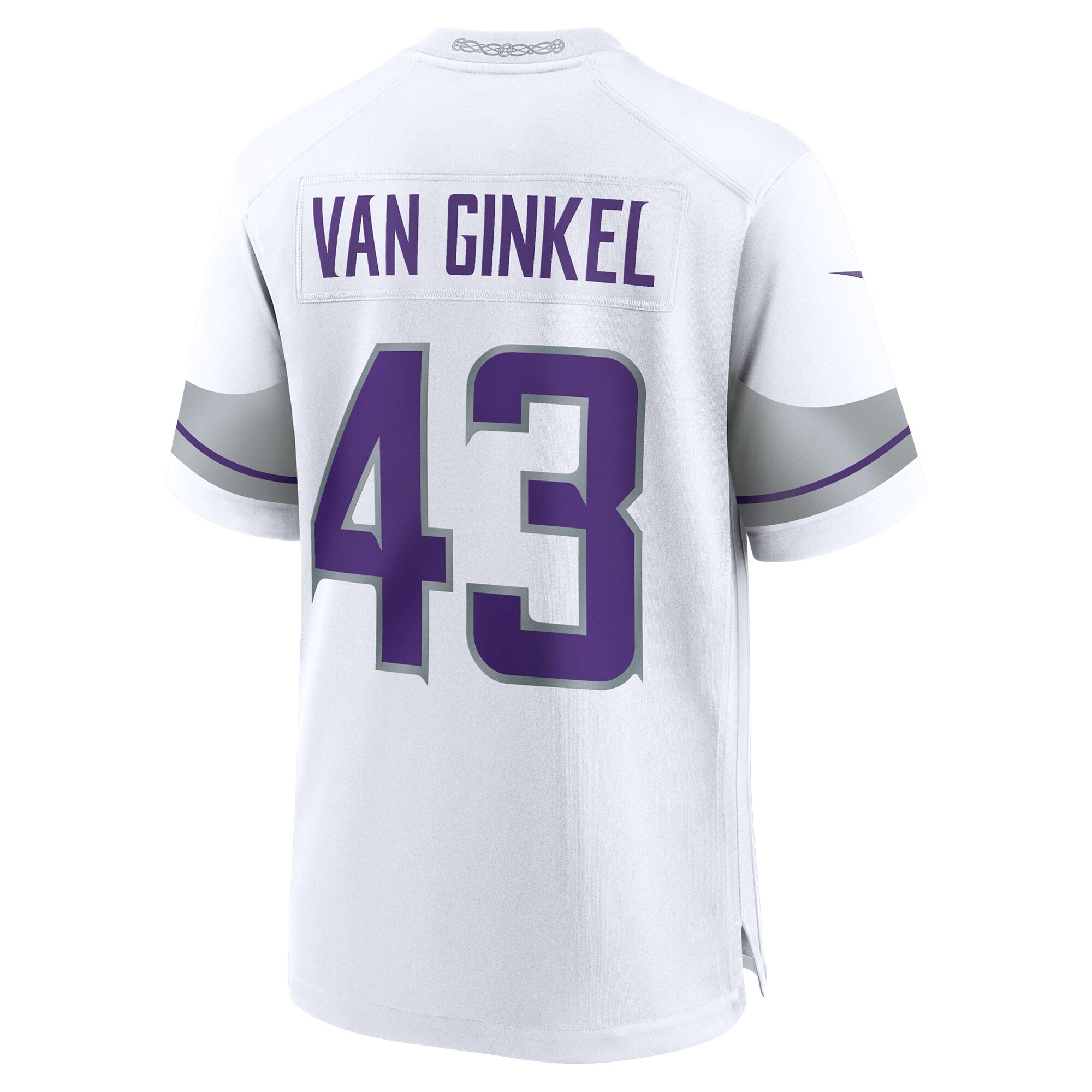 Minnesota Vikings Andrew Van Ginkel Nike White Alternate Game Jersey