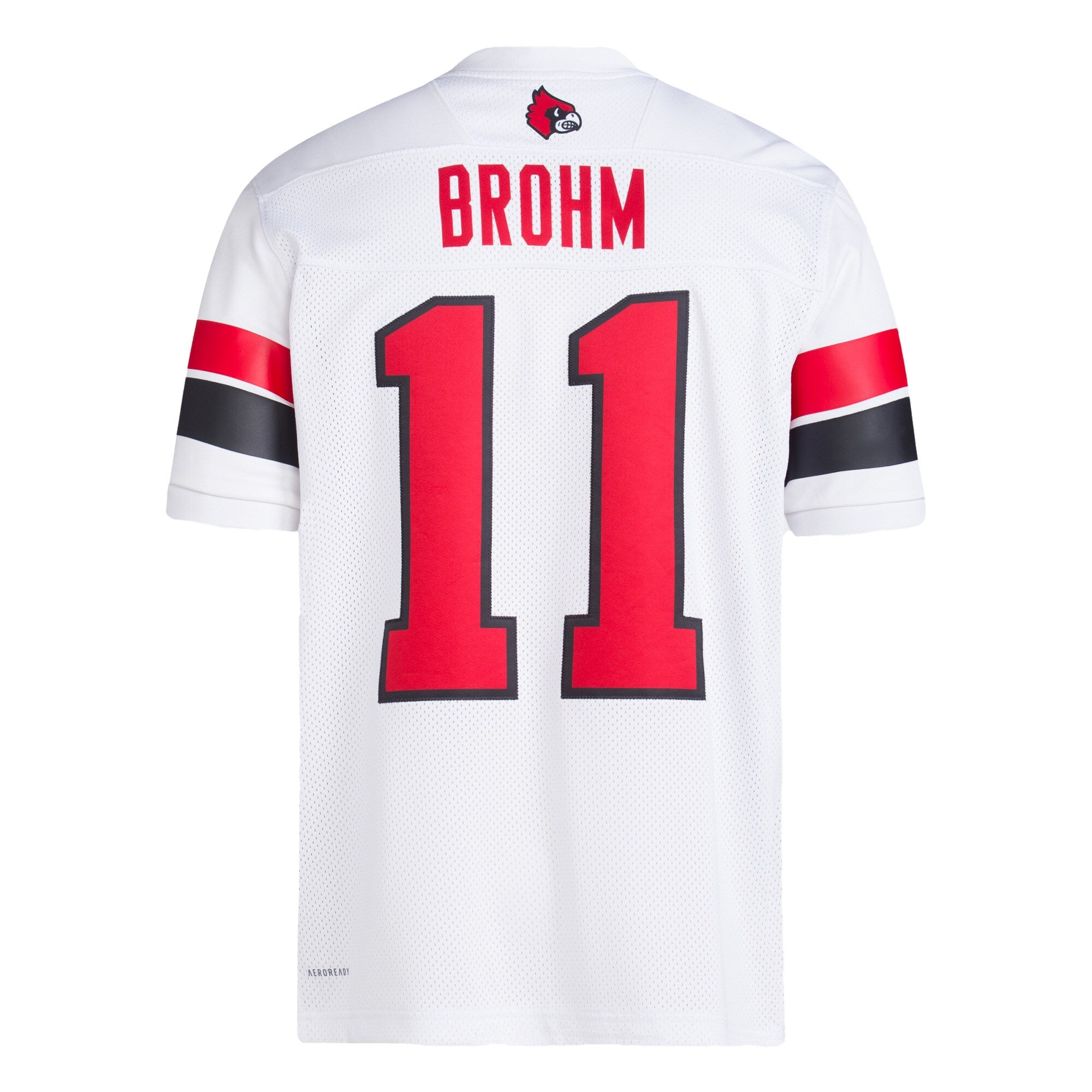 adidas Jeff Brohm White Louisville Cardinals Football Icon Premier Jersey