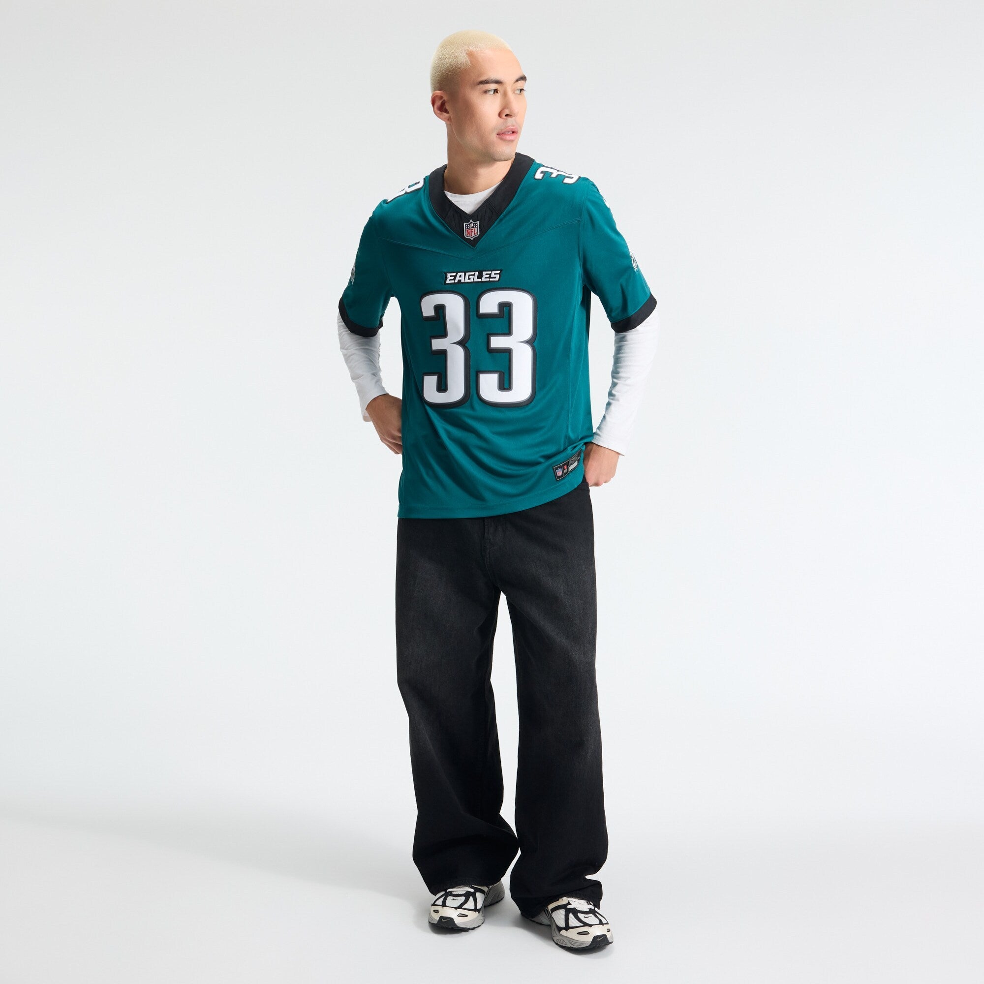 Philadelphia Eagles Cooper DeJean Nike Midnight Green Team Vapor F.U.S.E. Stitched Limited Jersey