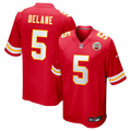 Kansas City Chiefs Nike Red 2026 NFL Draft First Round Pick No. 6 Team Game Jersey