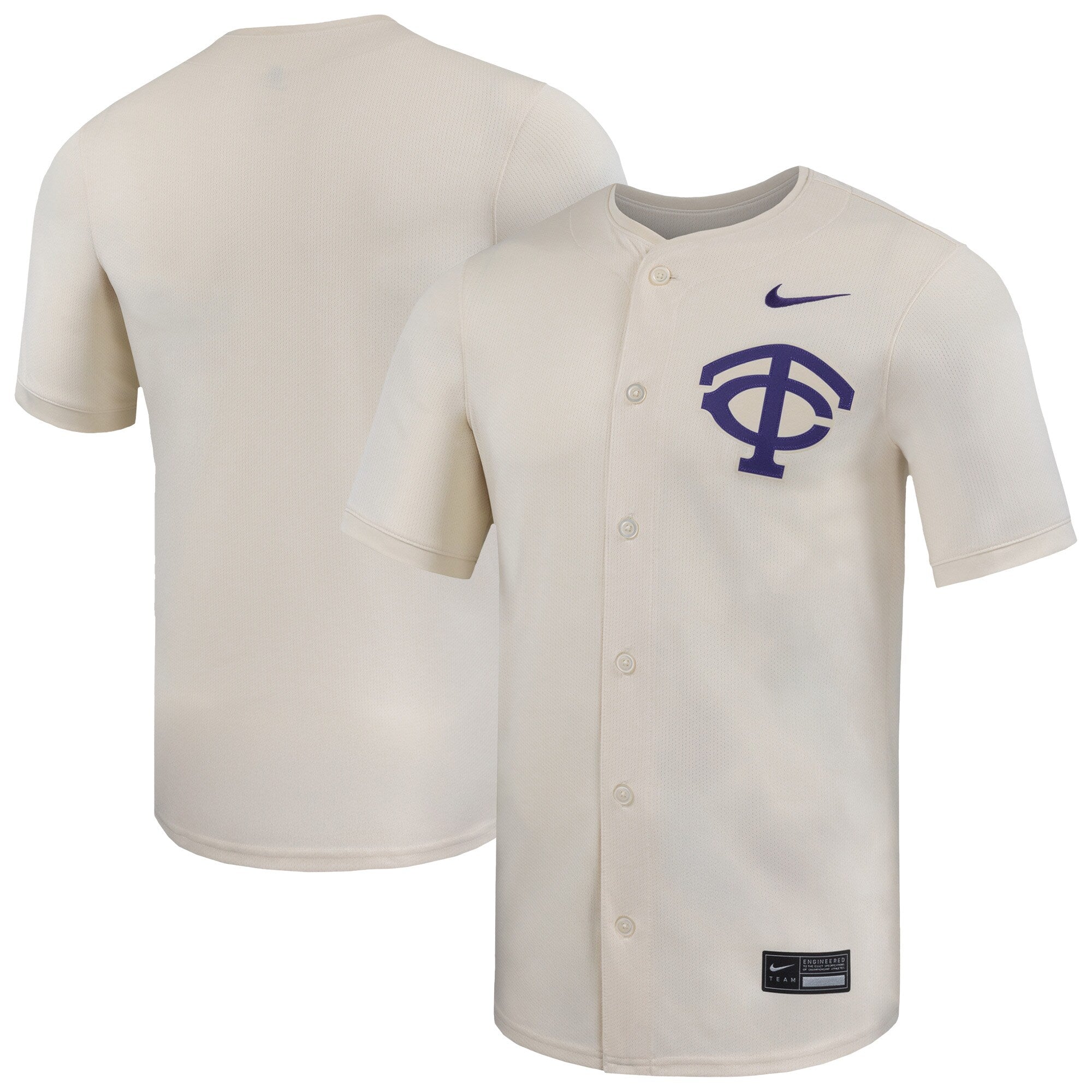 Nike Natural TCU Horned Frogs Limited Baseball Jersey