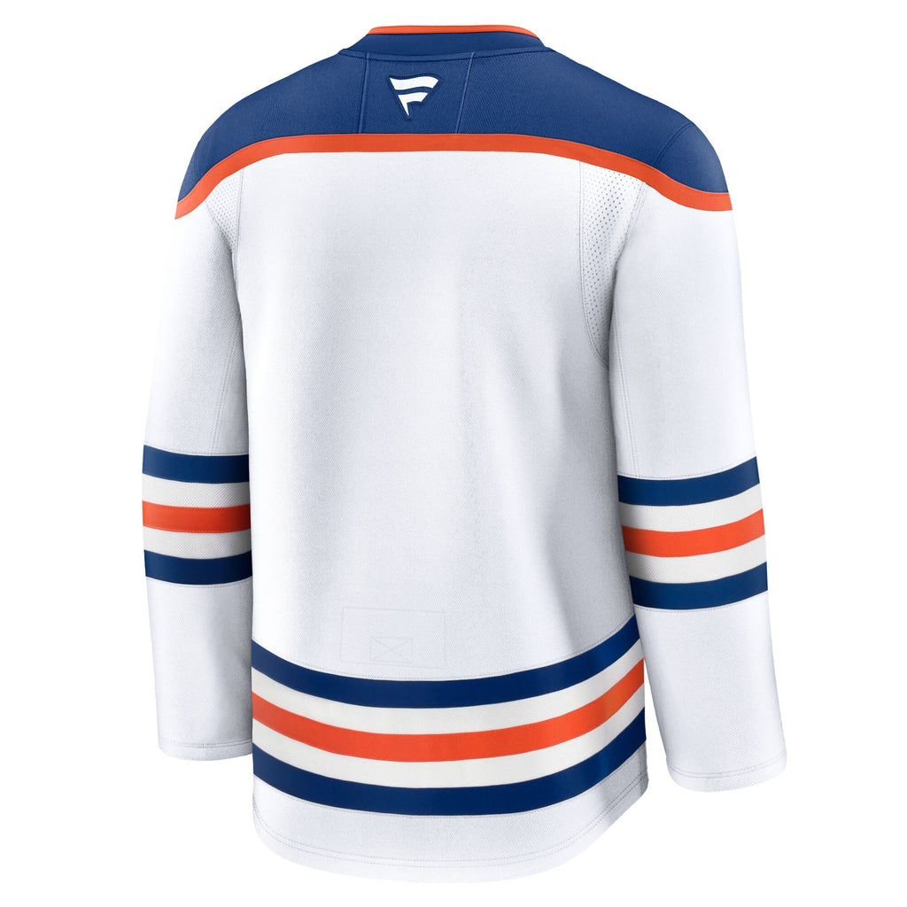 Edmonton Oilers Fanatics White Away Premium Jersey