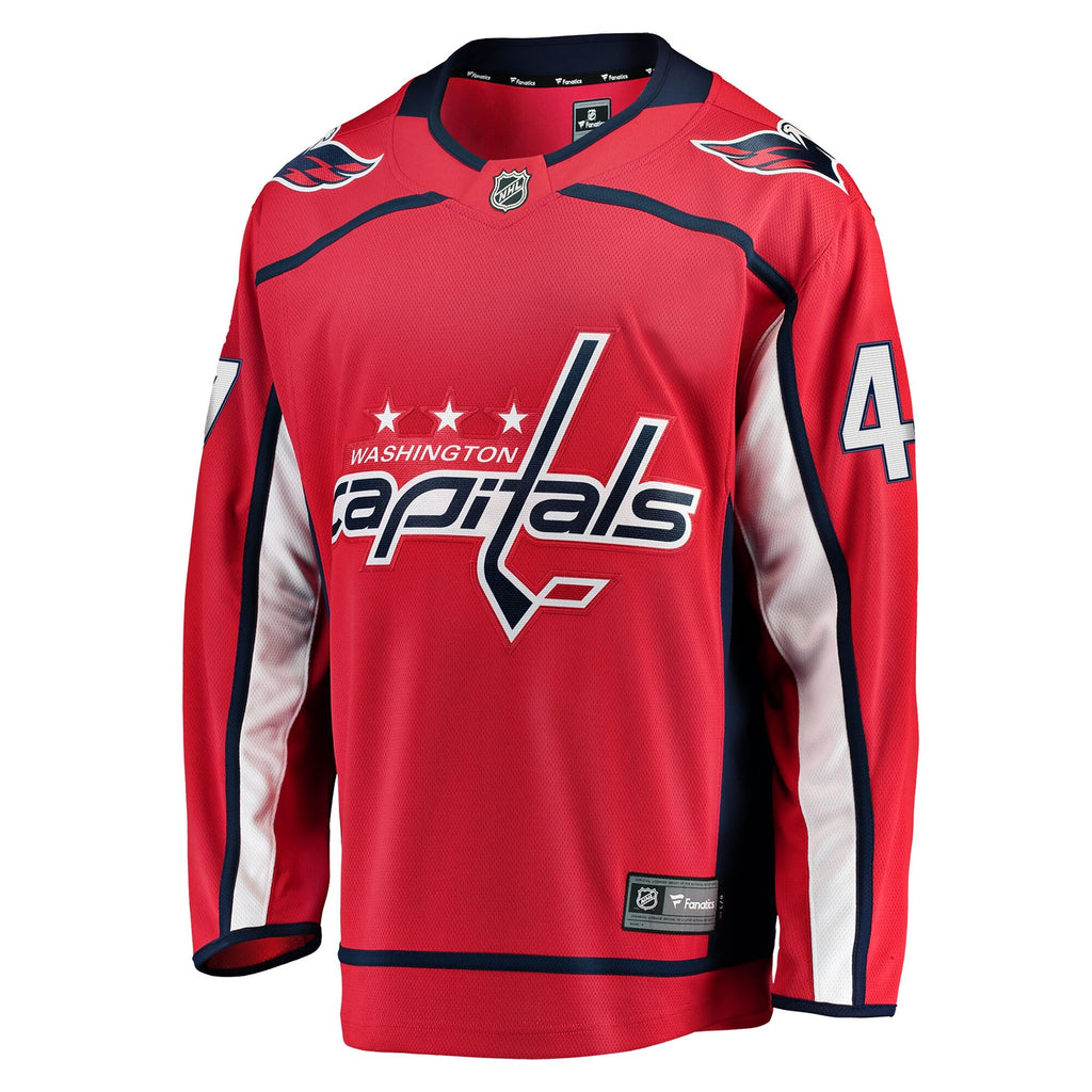 Washington Capitals Declan Chisholm Fanatics Red Home Breakaway Jersey