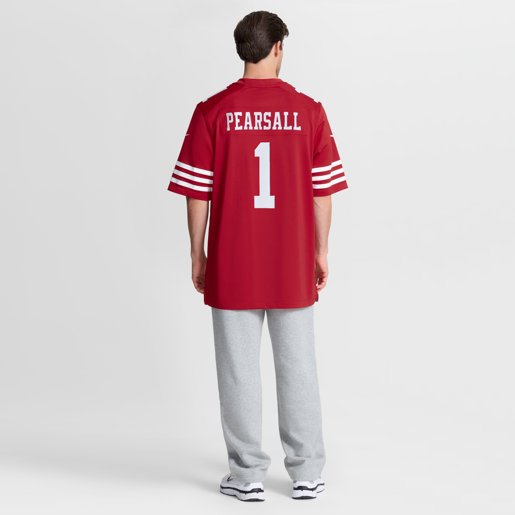San Francisco 49ers Ricky Pearsall Nike Scarlet Team Game Jersey