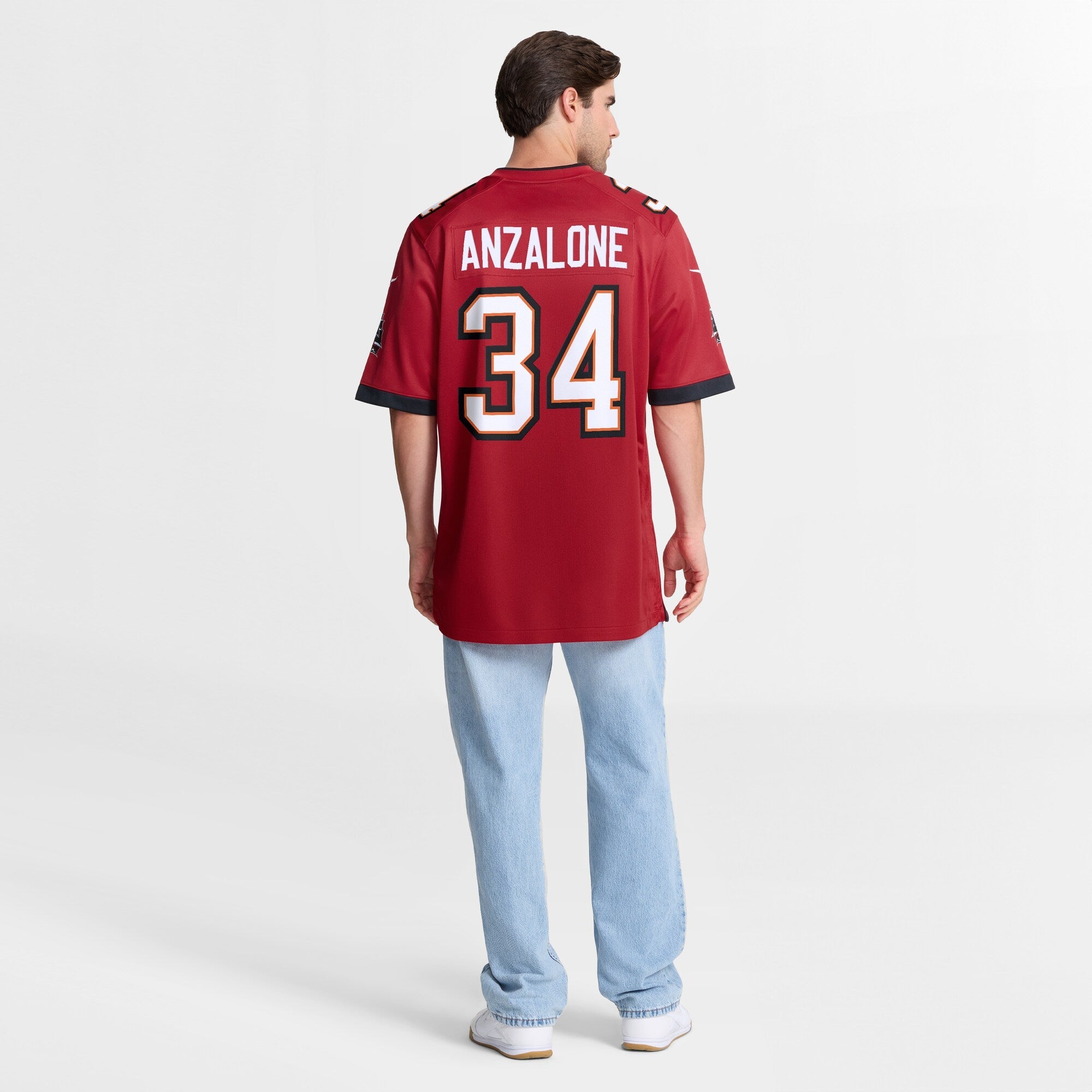 Tampa Bay Buccaneers Alex Anzalone Nike Red Team Game Jersey