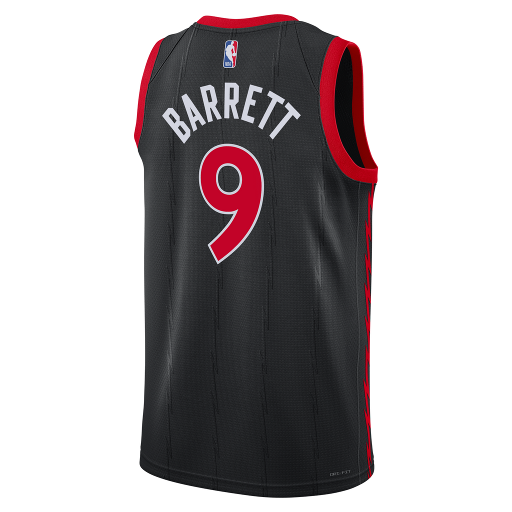 Toronto Raptors Jordan Brand Statement Edition Swingman Jersey - Black - RJ Barrett