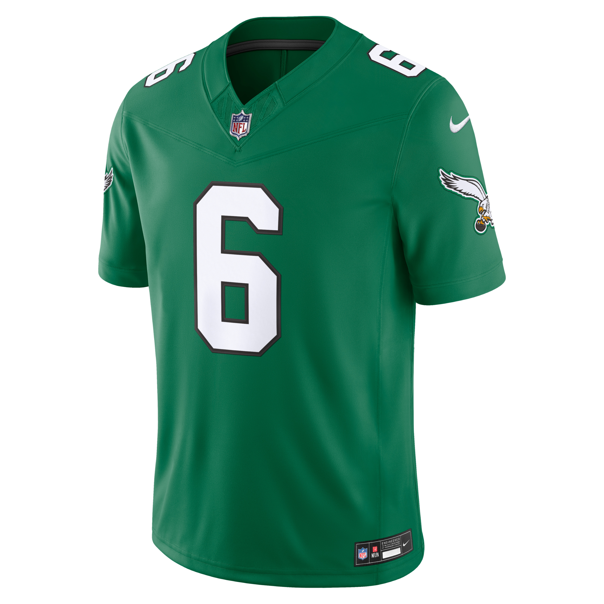Philadelphia Eagles DeVonta Smith Nike Kelly Green Alternate Vapor F.U.S.E. Stitched Limited Jersey