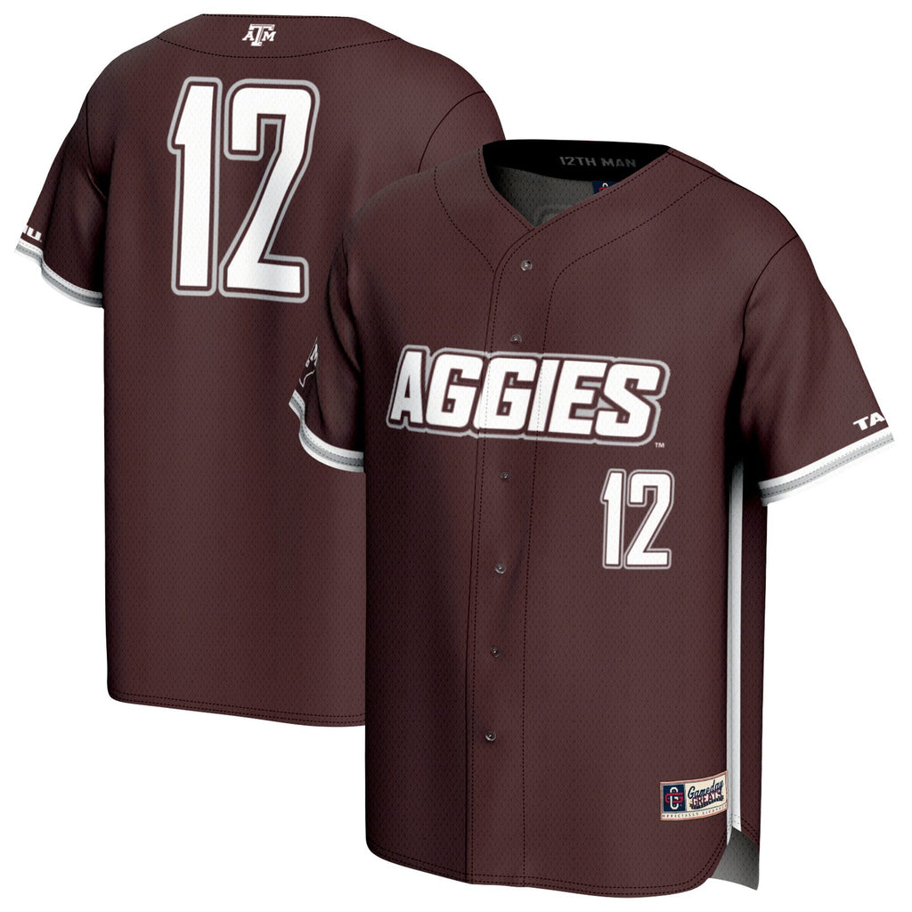 GameDay Greats Maroon Texas A&M Aggies Lightweight Baseball Jersey