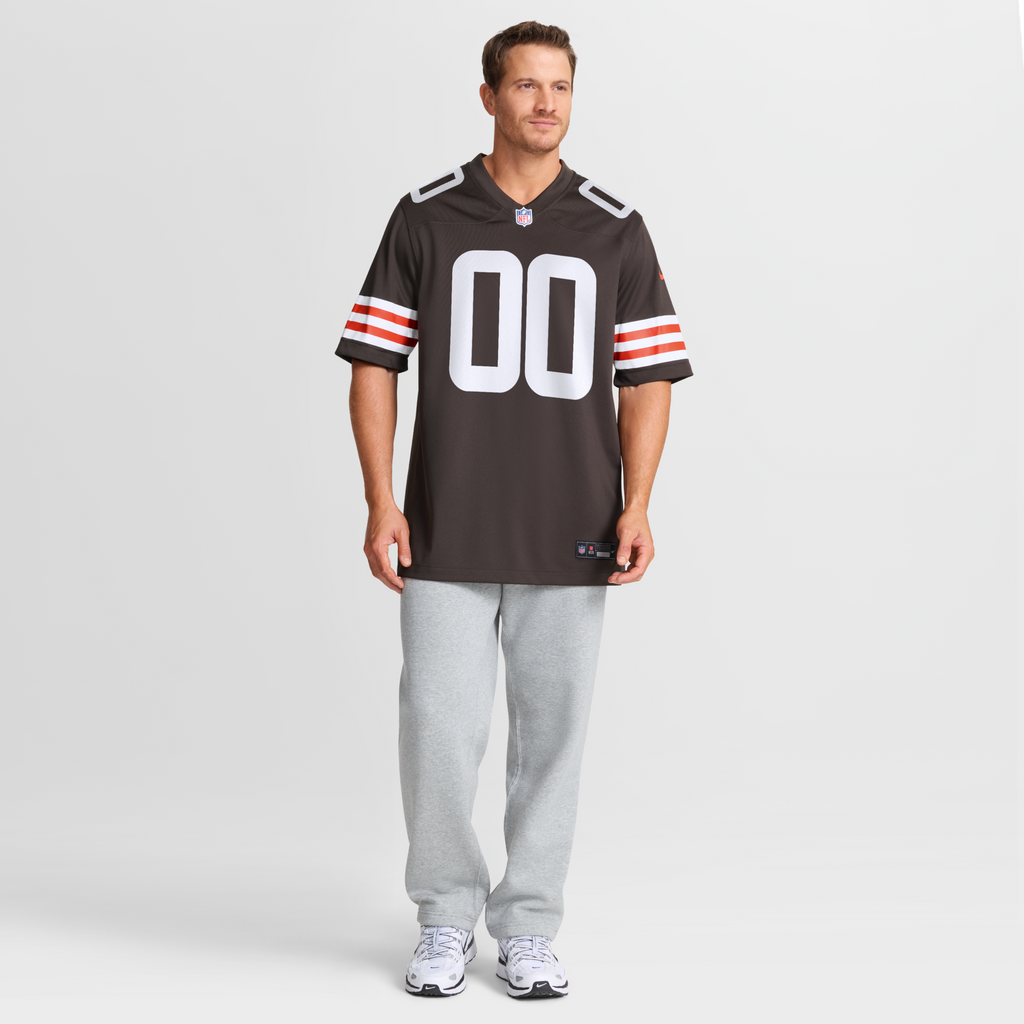 Nike Cleveland Browns Brown Custom Game Jersey